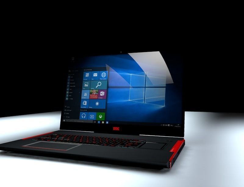 Notebook  DX F4-750 i7 Free 3D model_2