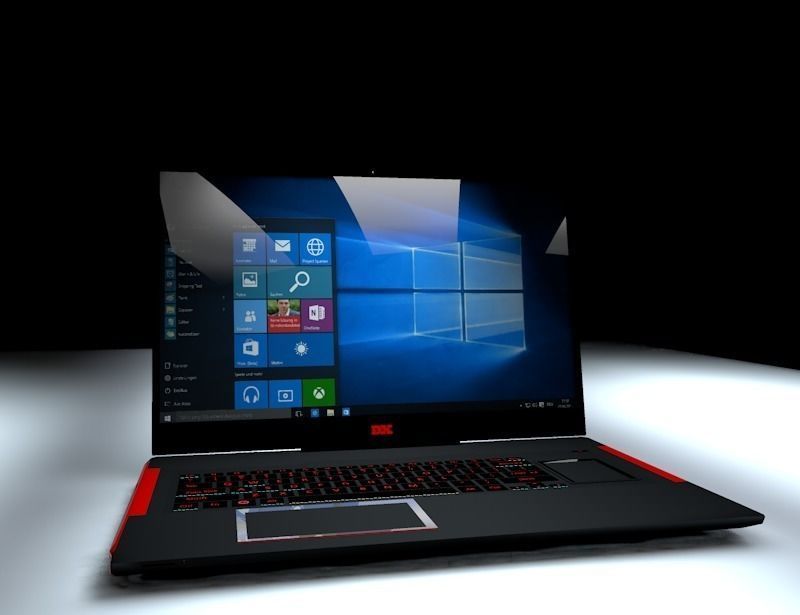 Notebook  DX F4-750 i7 Free 3D model_4