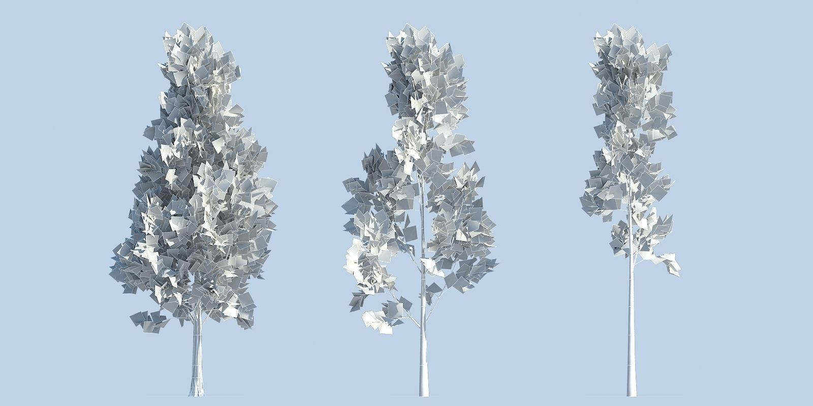 Lowpoly 3Dmodel tree VR AR game 3LOD number57 Low-poly 3D model_1