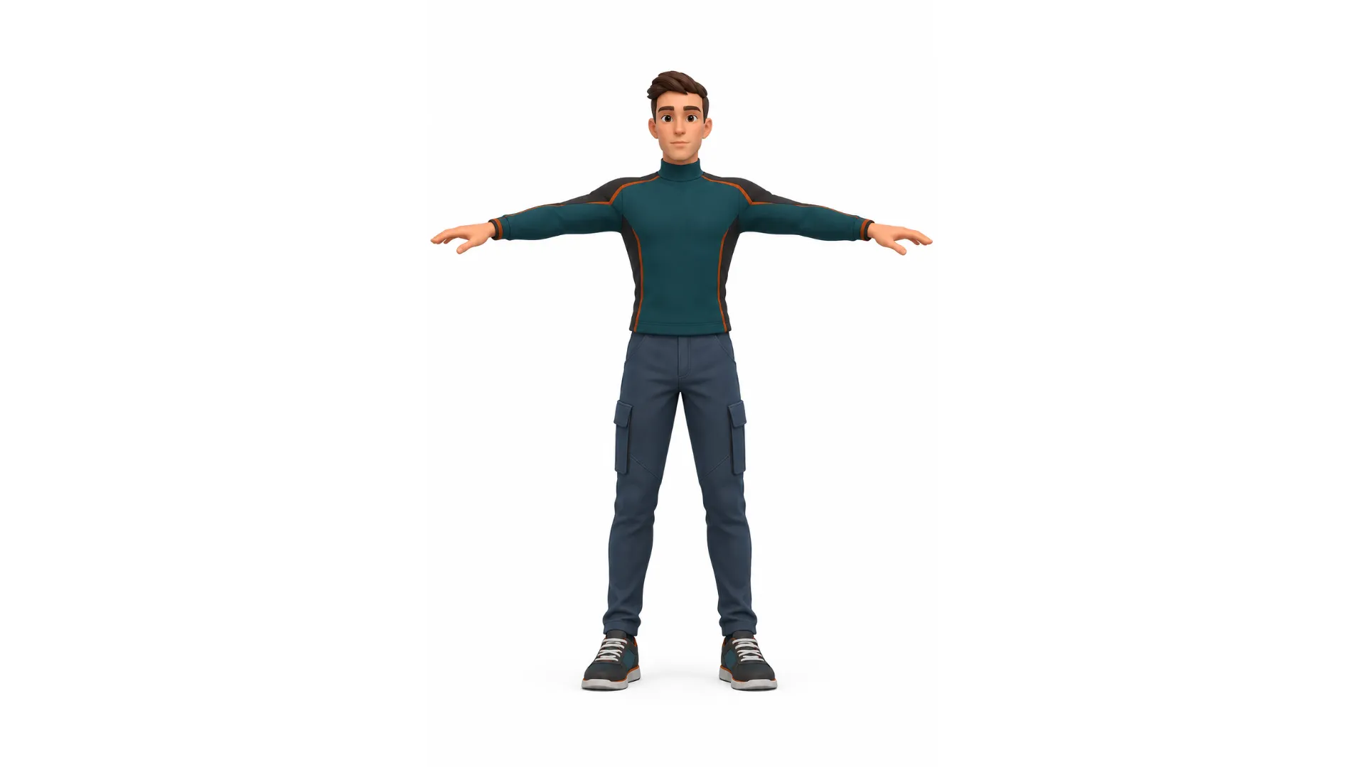 Best Animation Character Design 3D model Stylized Young Male Character Rigged Animated 3D Model VR / AR ...