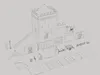3D model Fantasy Medieval Town Modular Kit - RPG Map VR / AR / low-poly ...