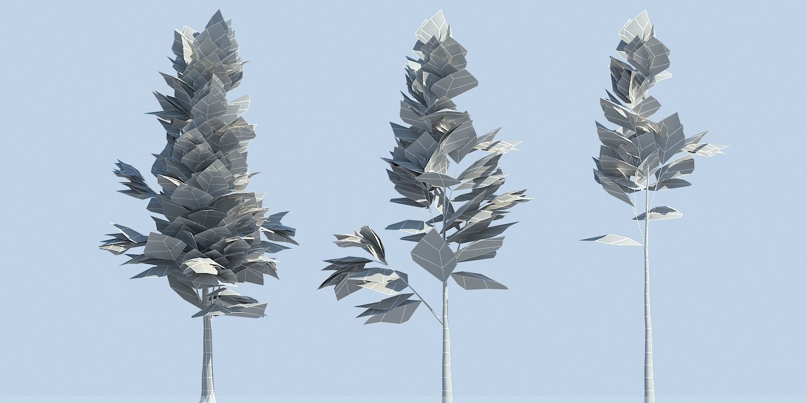 Lowpoly 3Dmodel tree VR AR game 3LOD number74 Low-poly 3D model_1