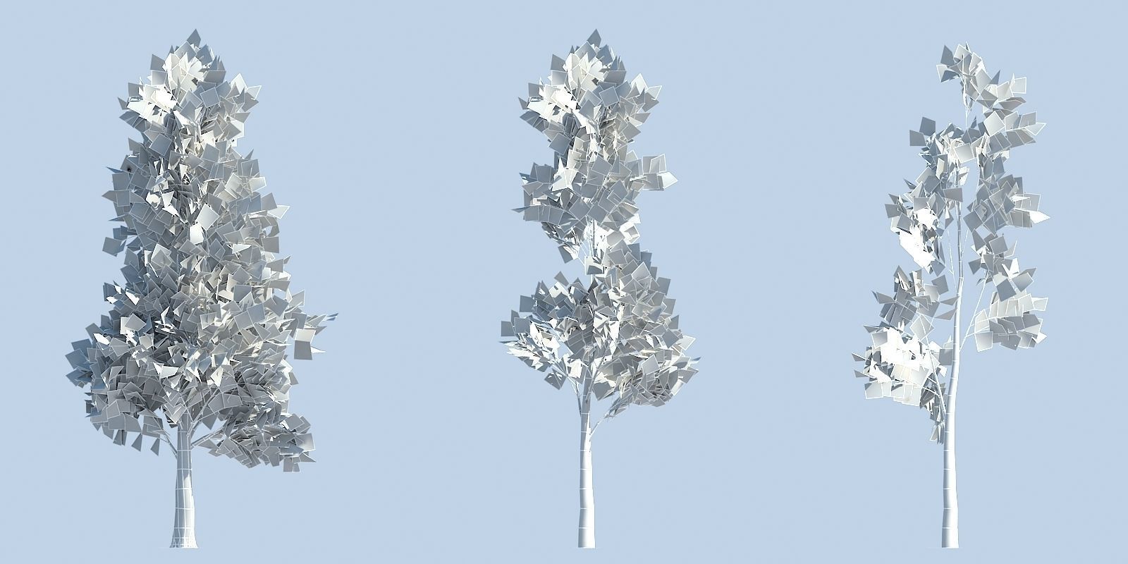 Lowpoly 3Dmodel tree VR AR game 3LOD number82 Low-poly 3D model_1