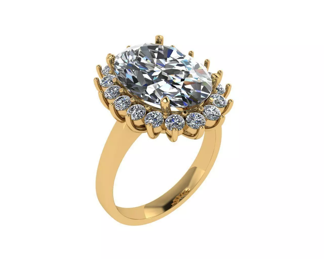 Golden Ring 3D model_3