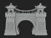Chinese Gateway Arch Design 8 - 3D Print Model 3D model 3D printable ...