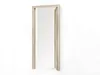 Modern Light Oak Door with Vertical Glass Insert 3D model | CGTrader