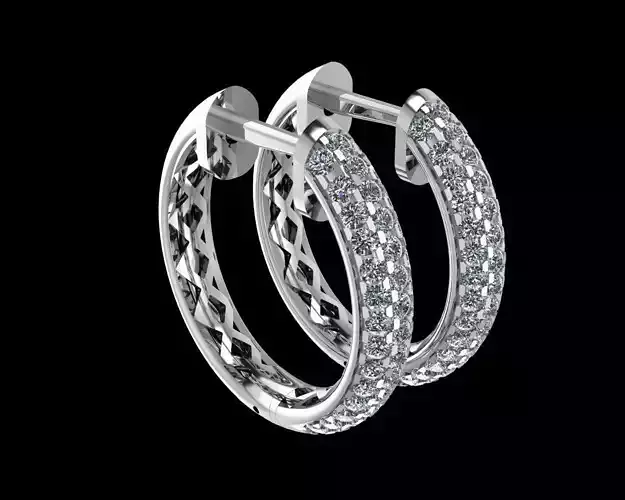 Silver Hoop Earrings