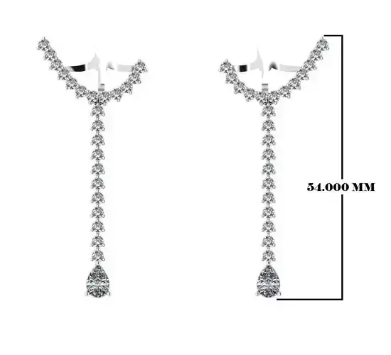 Silver Drop Earrings