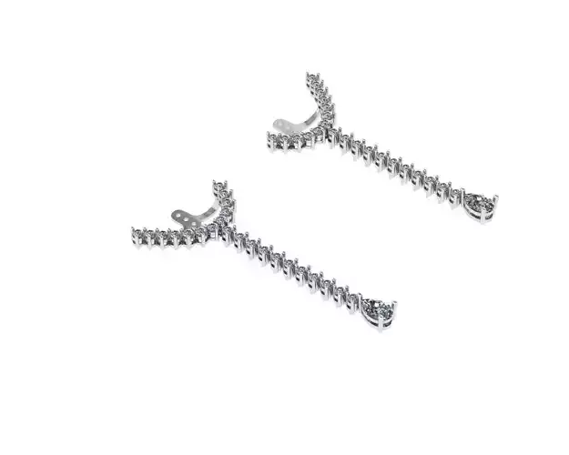 Silver Drop Earrings