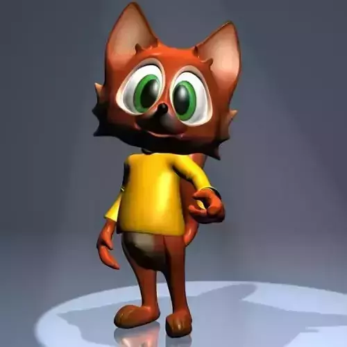 Cartoon Fox RIGGED