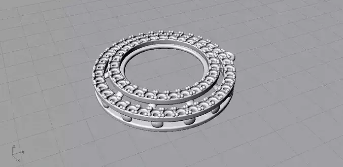 cab pendant double halo