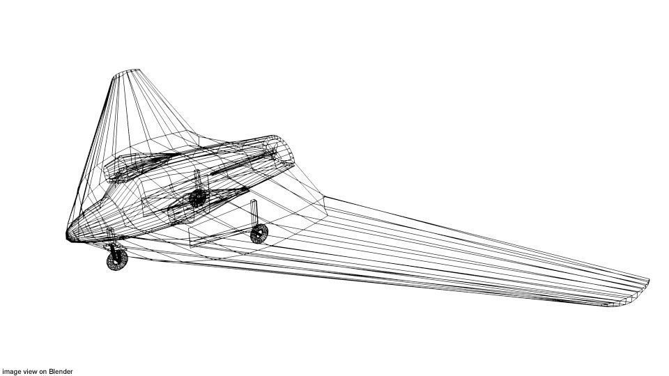 Drone - UAV Sentinel 3D model_3