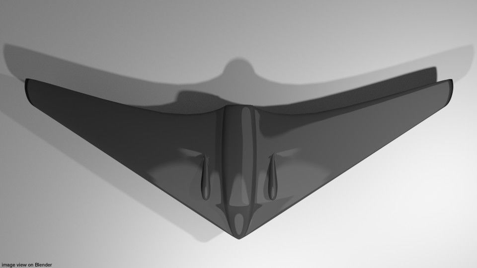 Drone - UAV Sentinel 3D model_2