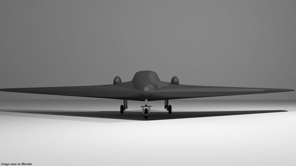 Drone - UAV Sentinel 3D model_1
