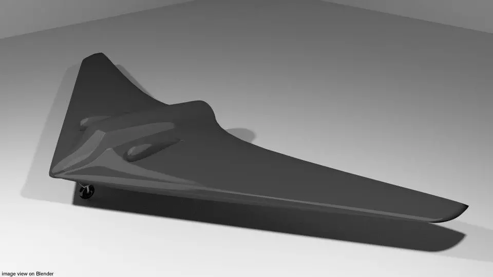 Drone - UAV Sentinel 3D model_0