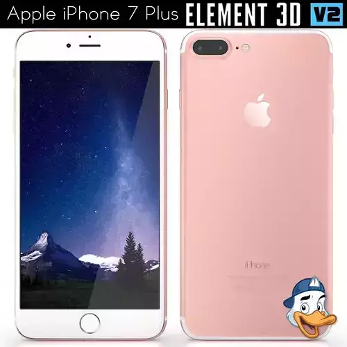 Apple iPhone 7 Plus for Element 3D 3D model