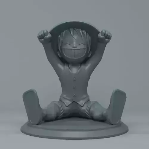 One Piece Luffy 3D print model