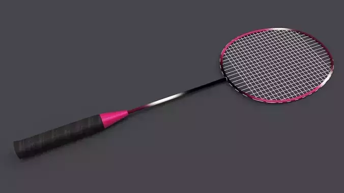 Badminton Racquet 3D model