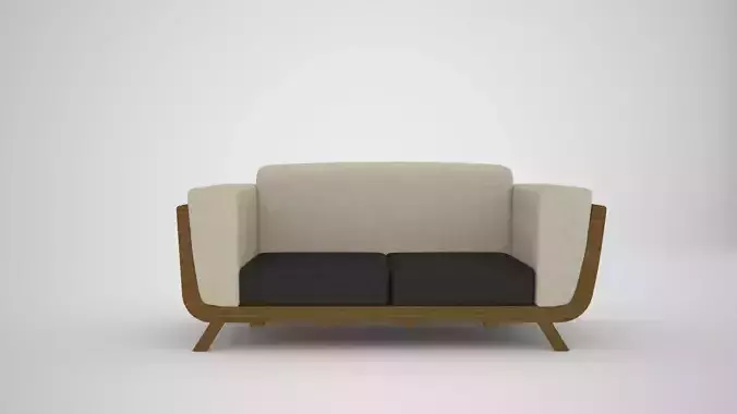 Sofa set modern with wooden frame