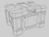 Sci Fi Military Storage Crate PBR 3D model | CGTrader