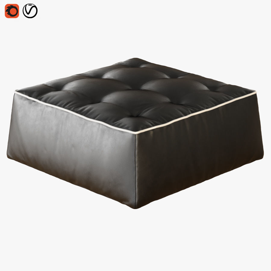 Pouf Bontempi Casa Antares 3D model_1