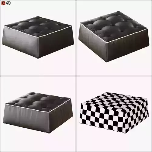 Pouf Bontempi Casa Antares 3D model