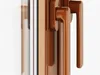 Windows and Doors With Wooden Frame 3D model | CGTrader