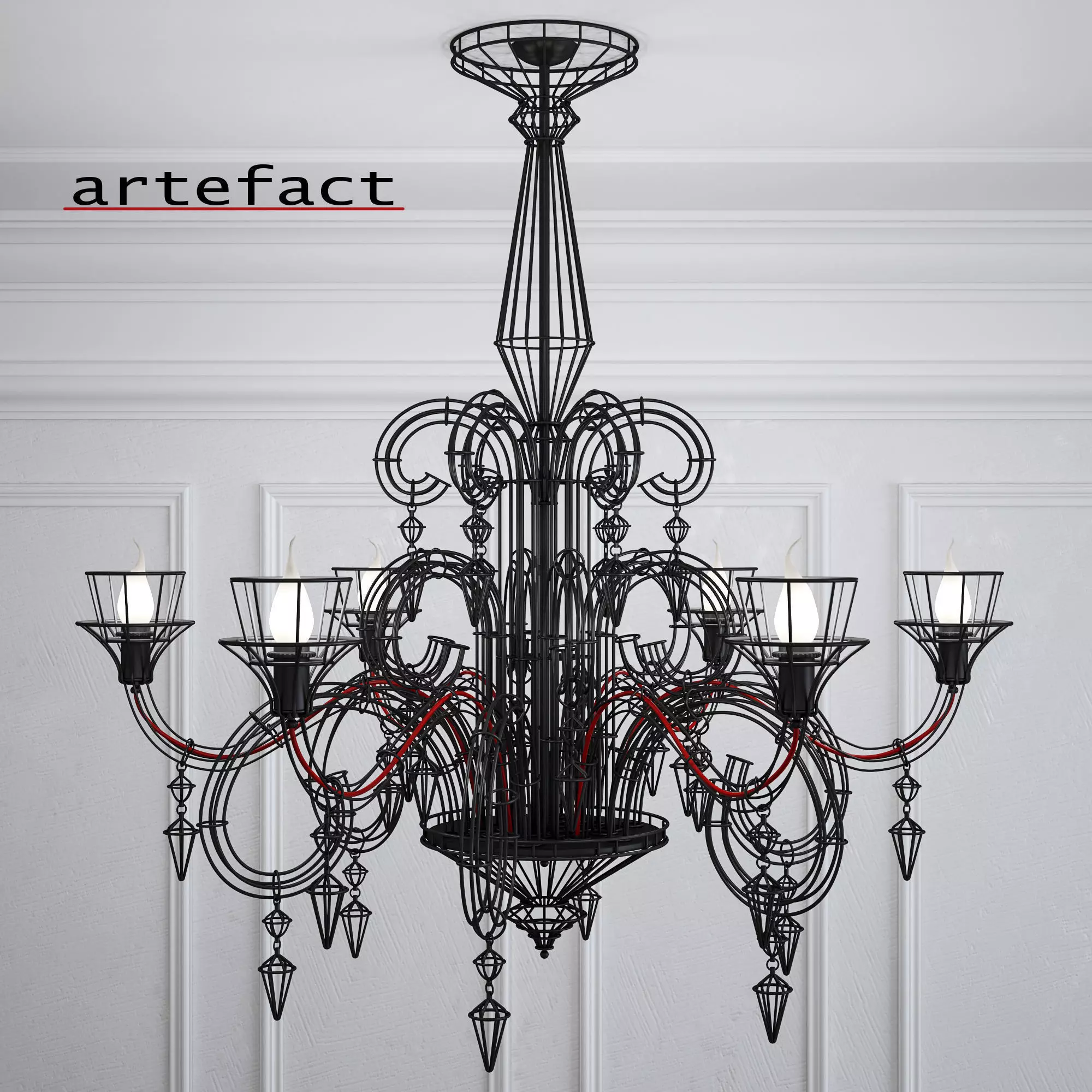 Artefact Chandelier 3D model