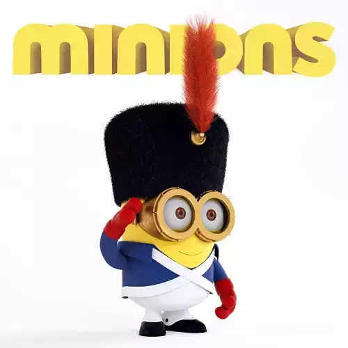 Minion napoleon 3D model