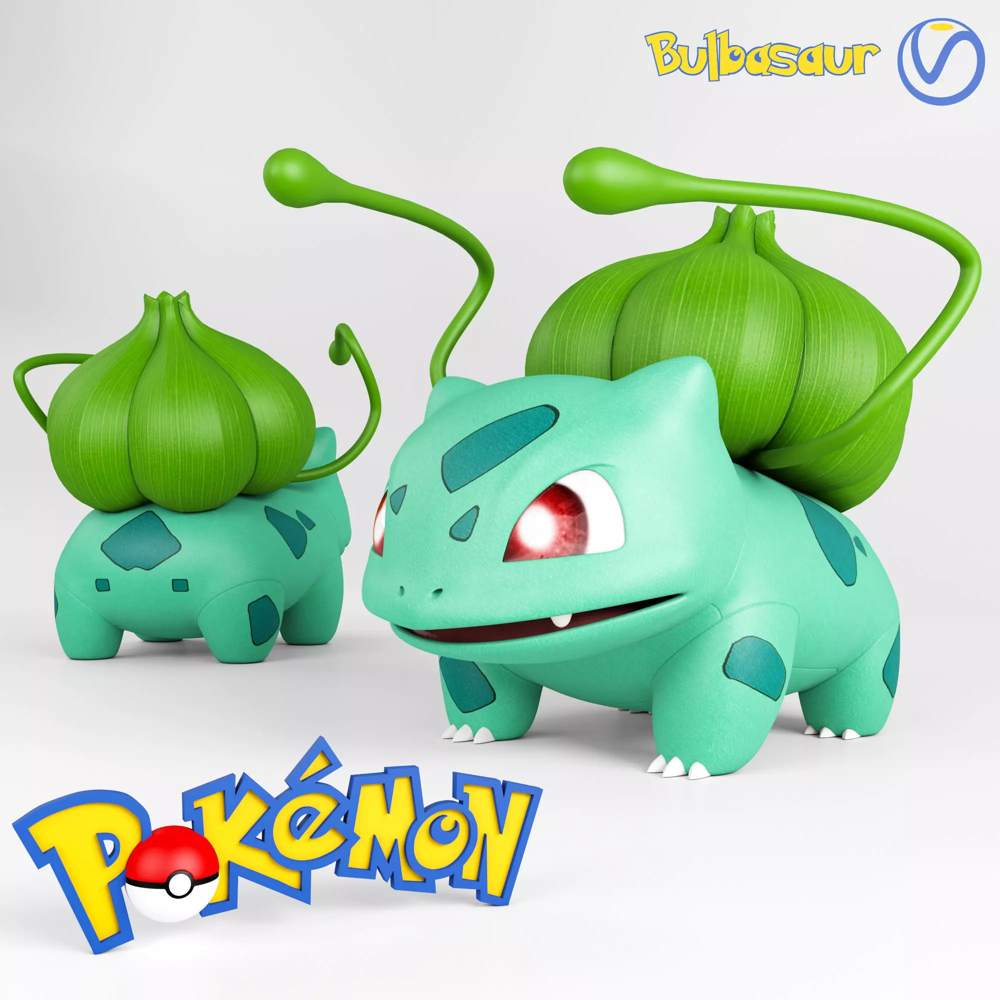 Pokemon Bulbasaur 3D model_0