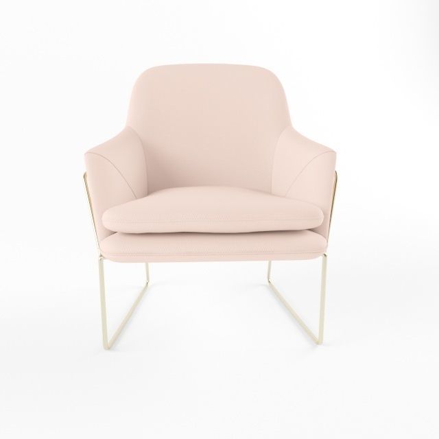 Frame Armchair 3D model_2