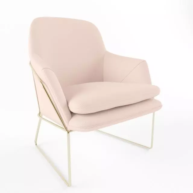 Frame Armchair 3D model_0