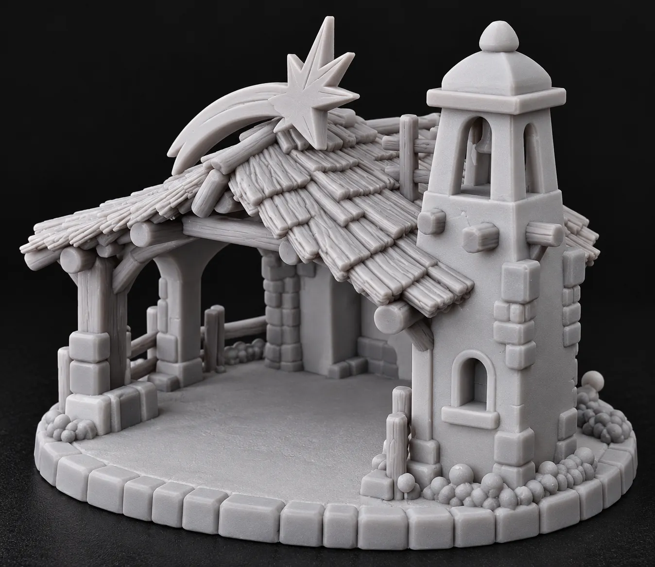 The Simpsons Style Nativity Printable 3D print model