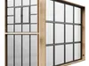 Windows and Doors Wooden Frame Set 4 3D model | CGTrader