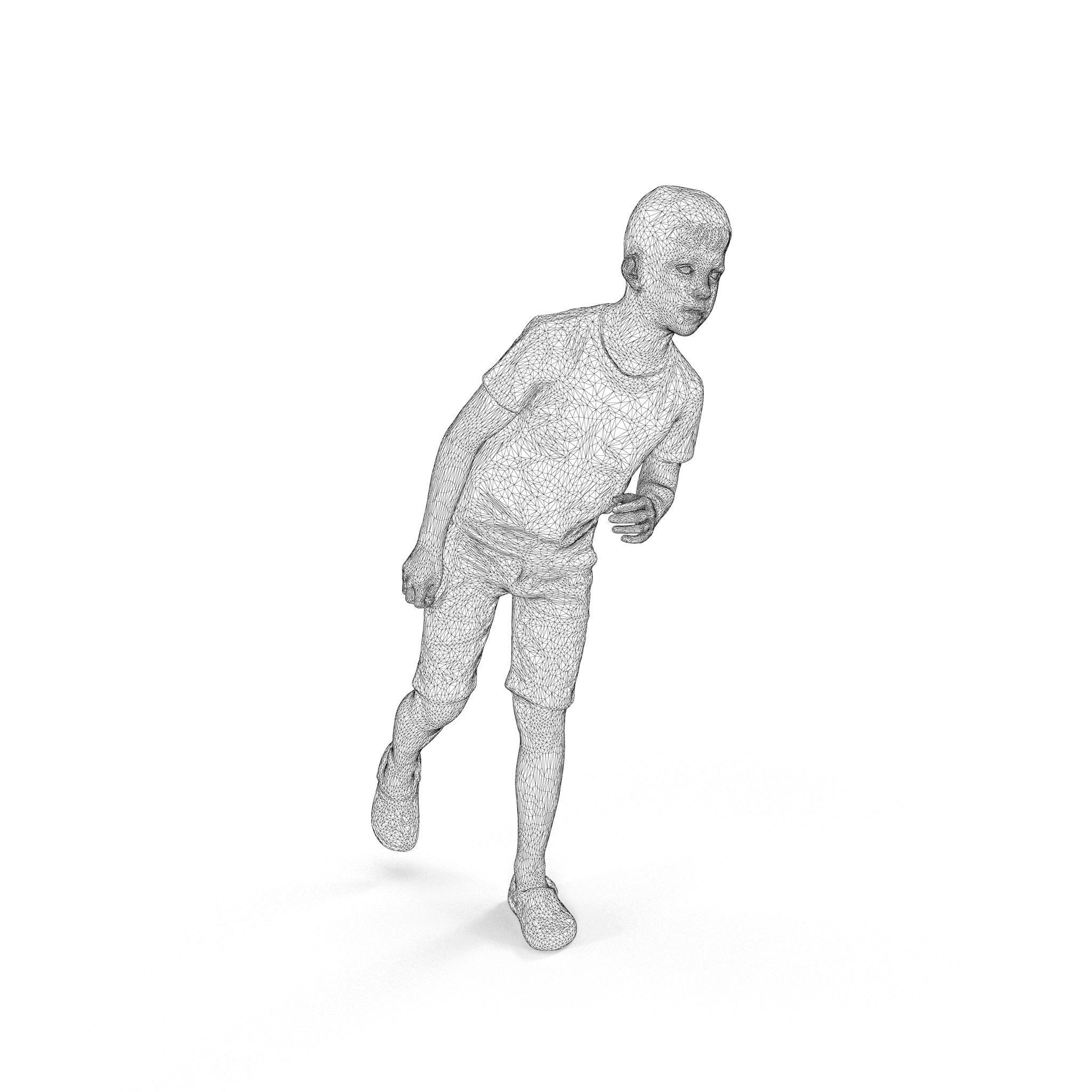 People Park Collection x20 Low-poly 3D model_22