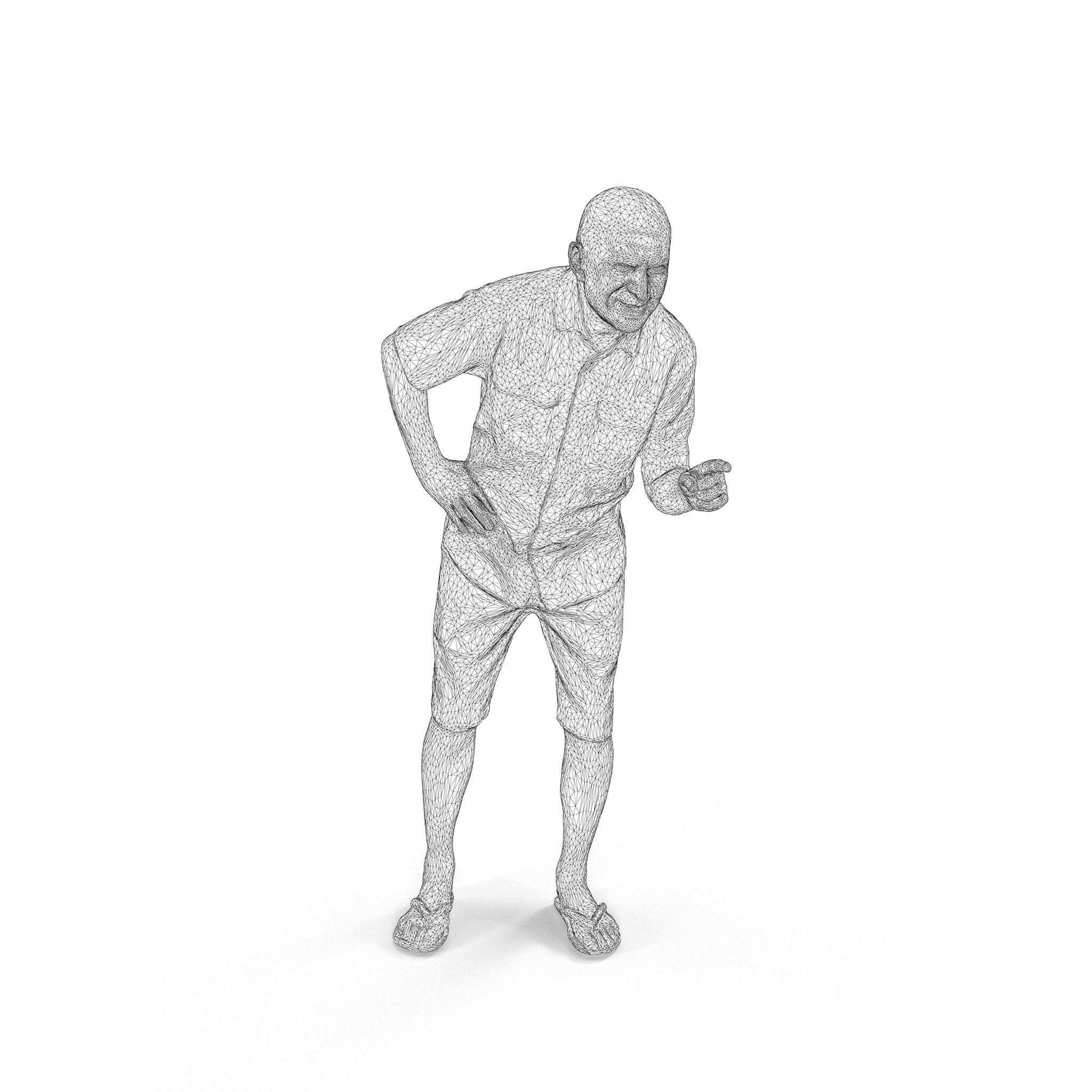 People Park Collection x20 Low-poly 3D model_30