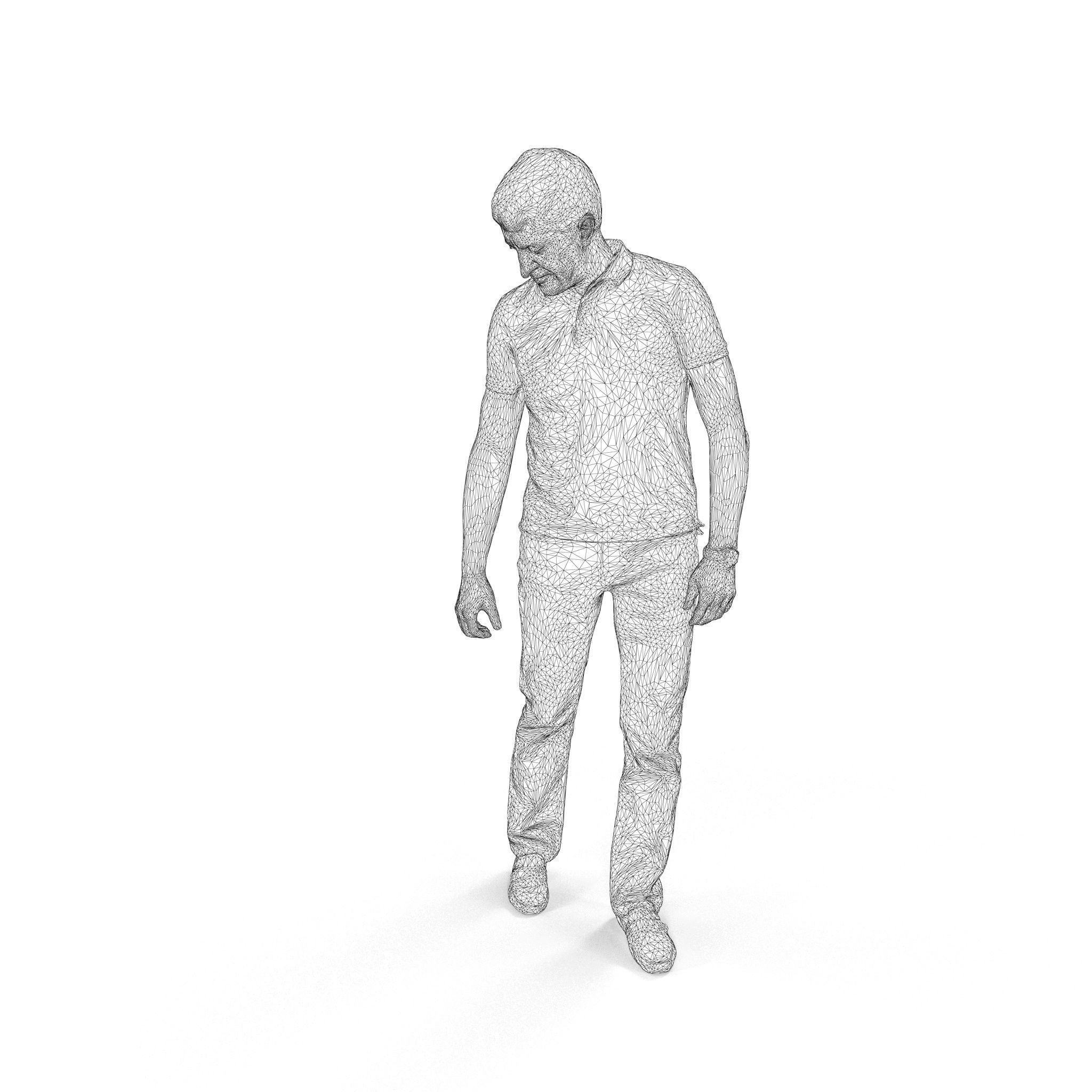 People Park Collection x20 Low-poly 3D model_50