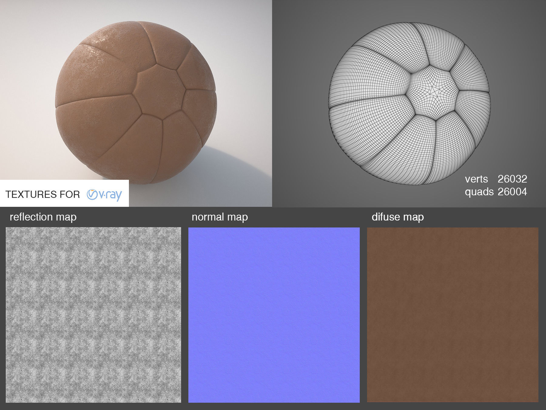 Medicine Ball 3D model_2