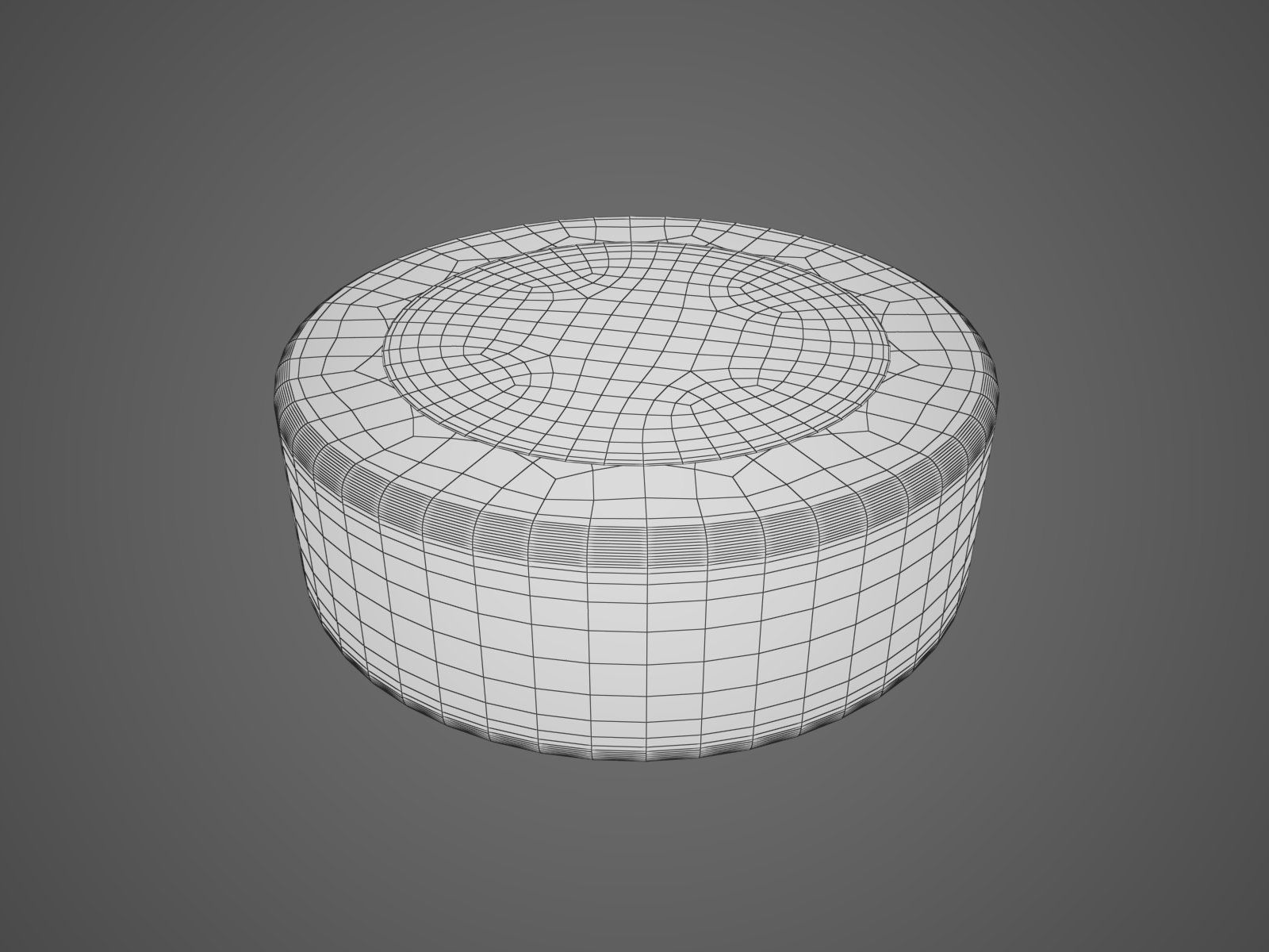 Puck Ball 3D model_1