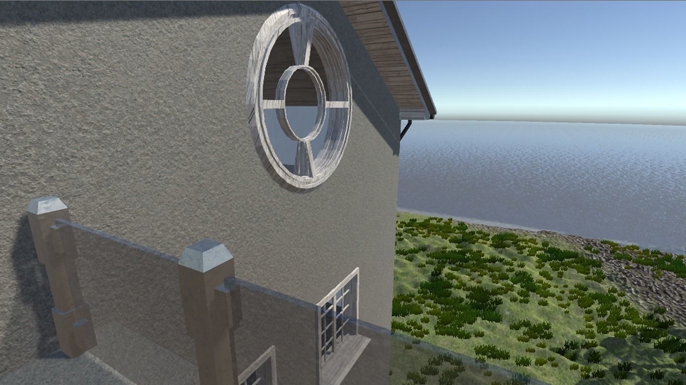 Modern Bungalow for Unity Free 3D model_8