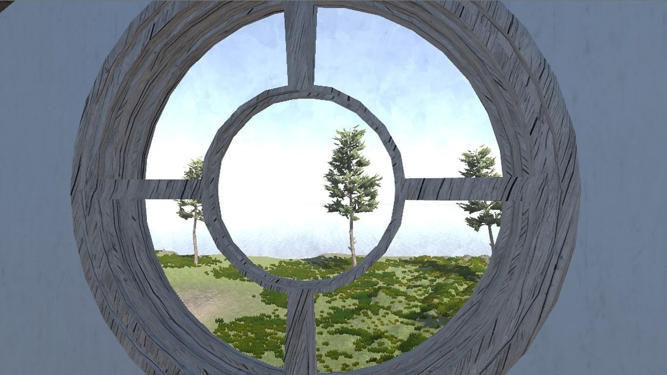 Modern Bungalow for Unity Free 3D model_35