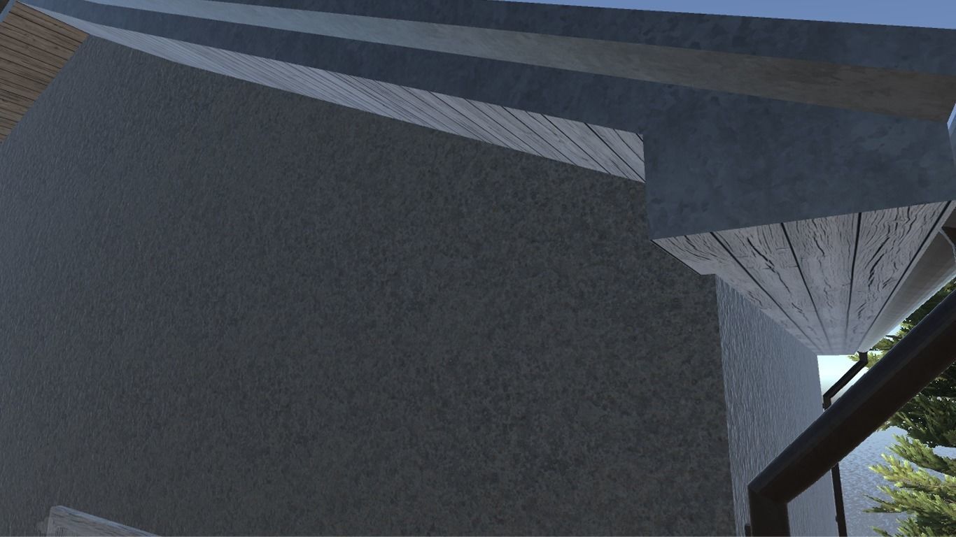 Modern Bungalow for Unity Free 3D model_32