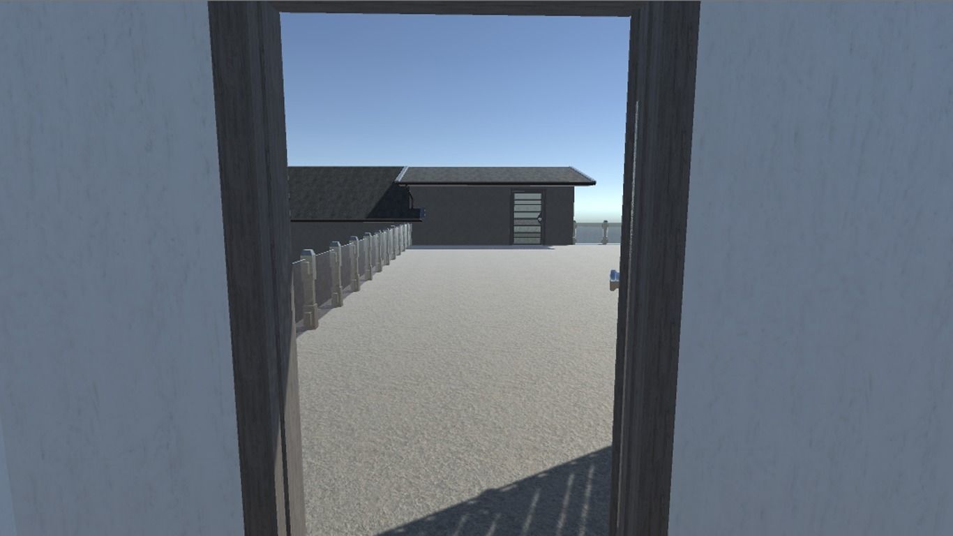 Modern Bungalow for Unity Free 3D model_37