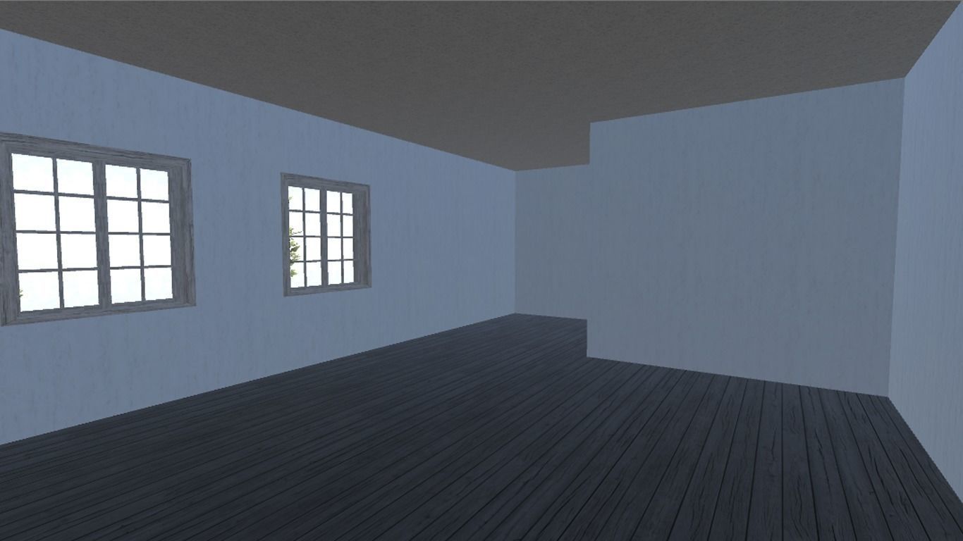 Modern Bungalow for Unity Free 3D model_38