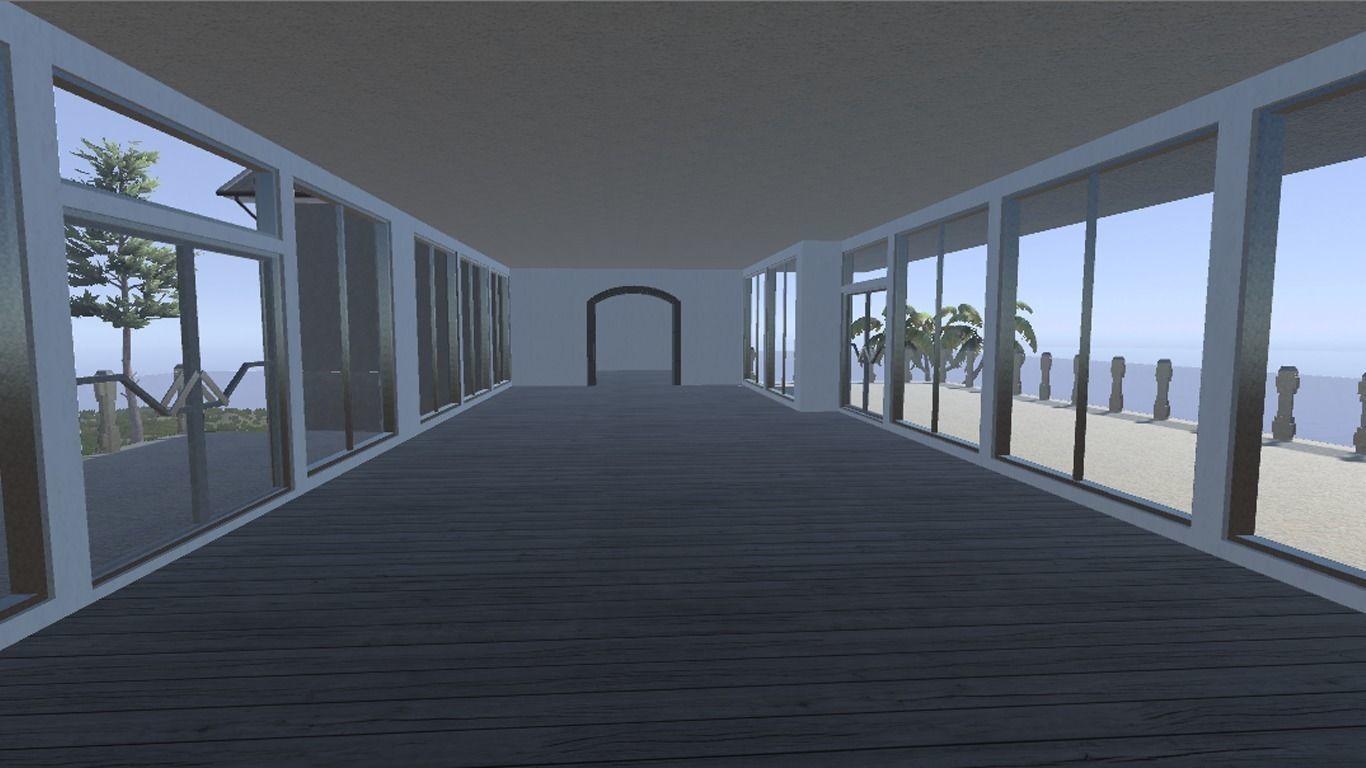 Modern Bungalow for Unity Free 3D model_17