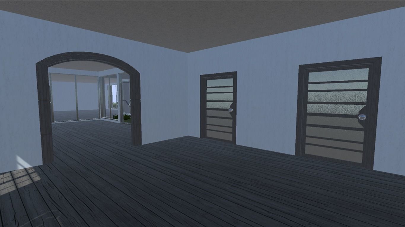 Modern Bungalow for Unity Free 3D model_28