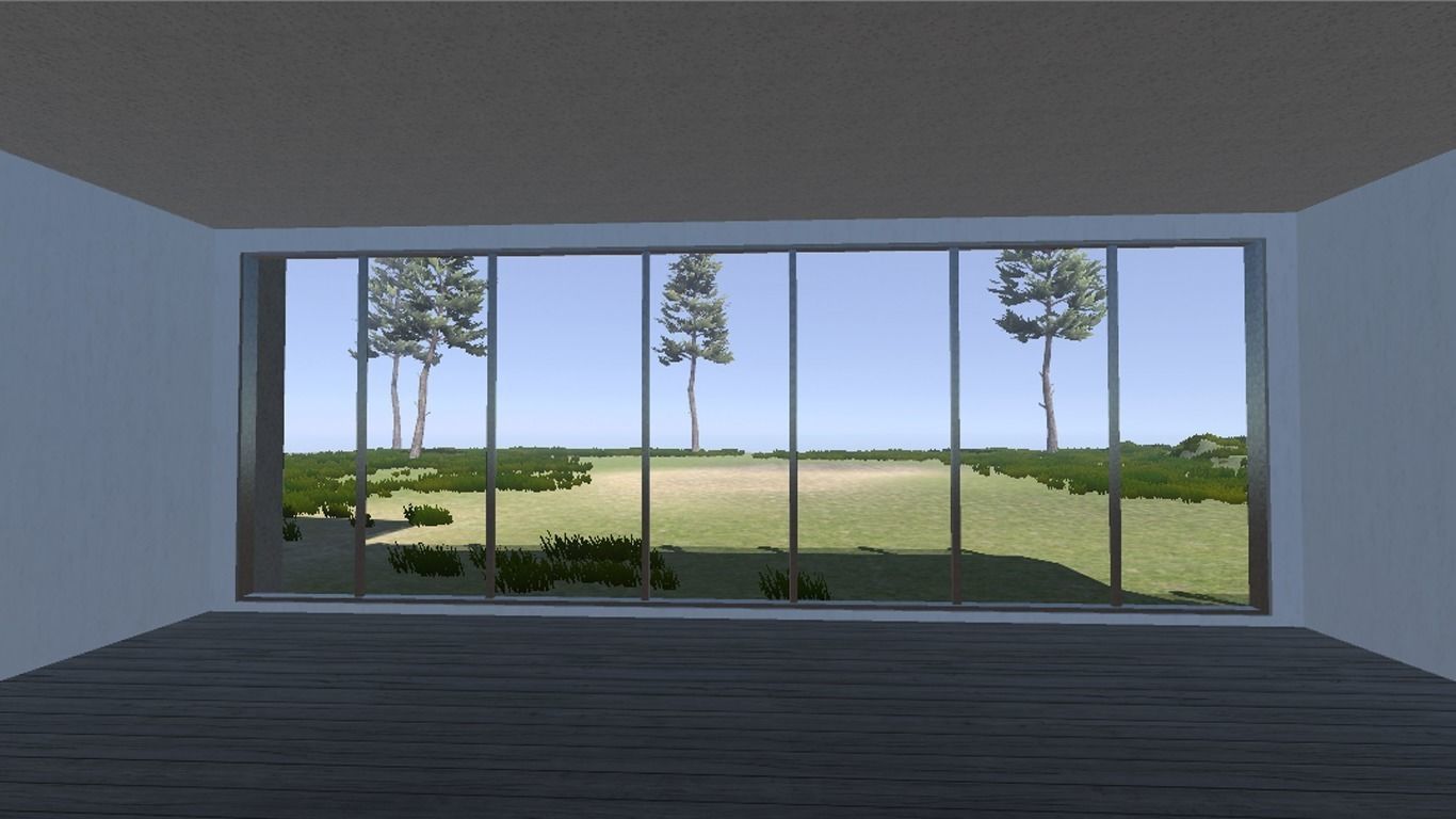 Modern Bungalow for Unity Free 3D model_22