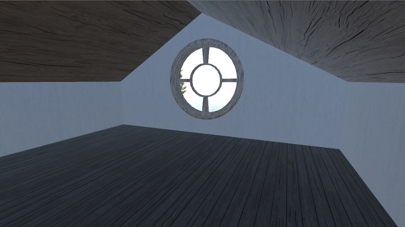 Modern Bungalow for Unity Free 3D model_33