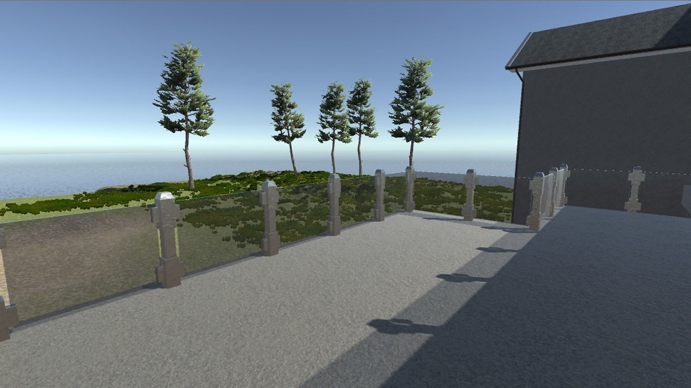 Modern Bungalow for Unity Free 3D model_14