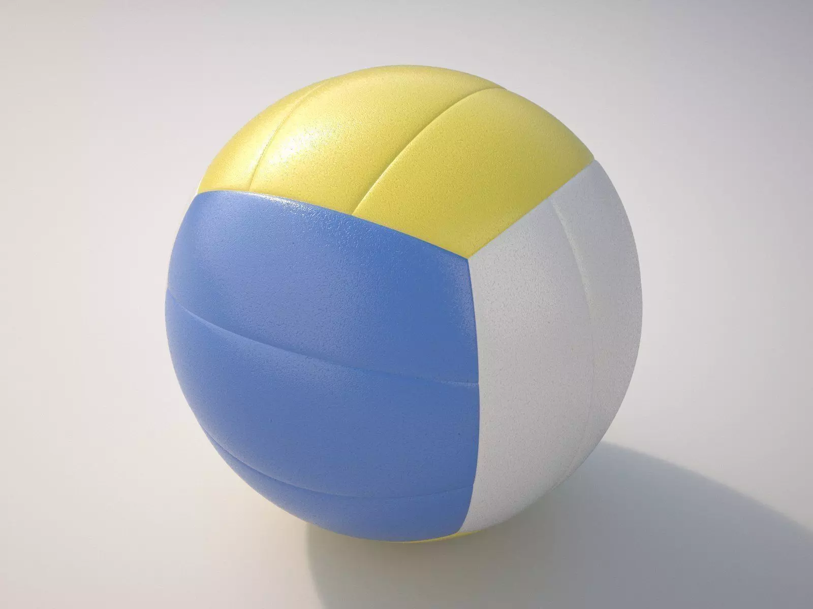 Volleyball ball 3D model_0